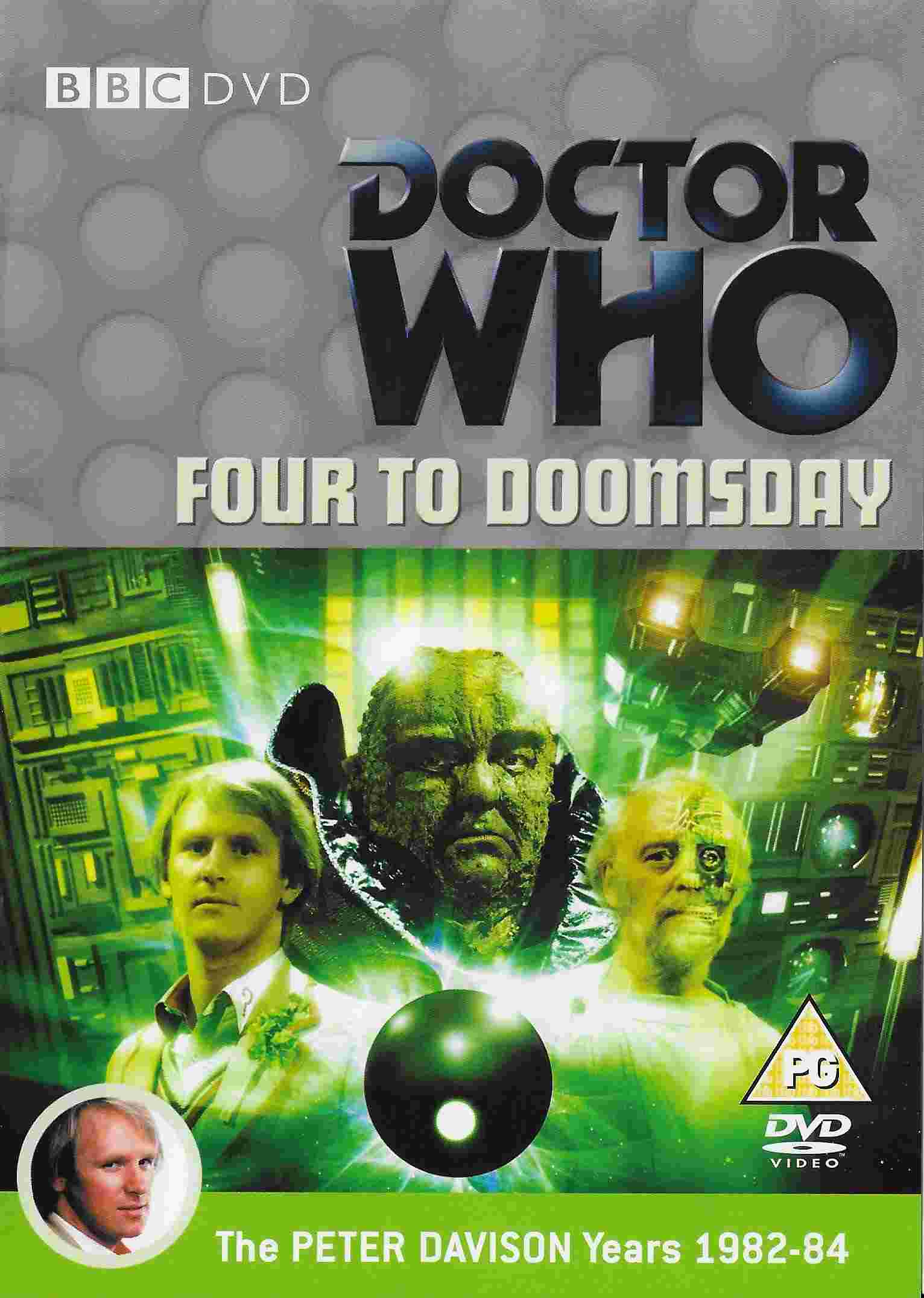 Picture of BBCDVD 2431 Doctor Who - Four to doomsday by artist Terence Dudley from the BBC records and Tapes library